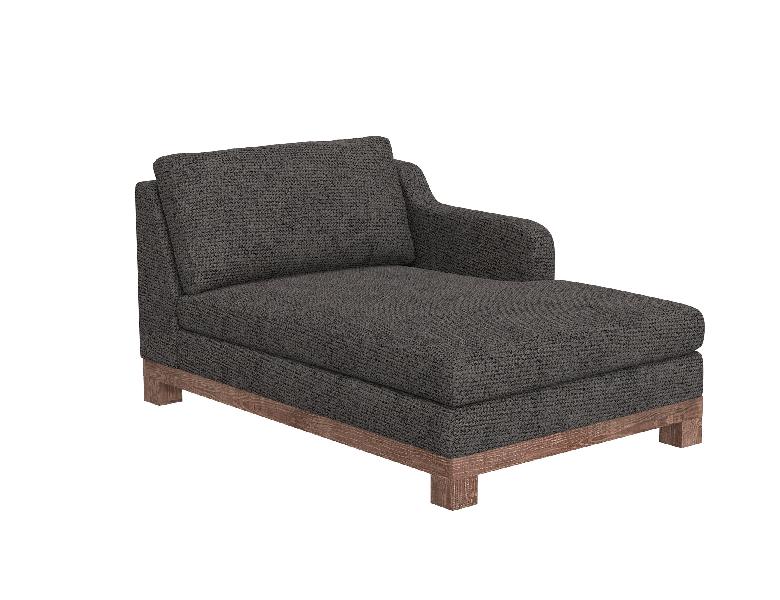 Image of Samba - RAF Chaise - Dark Gray