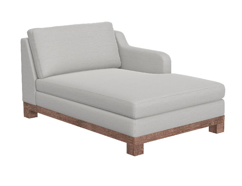 Image of Samba - RAF Chaise - Pearl Silver