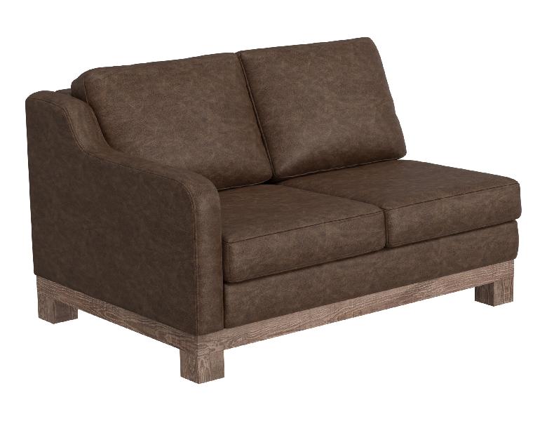 Image of Samba - LAF Loveseat - Brown