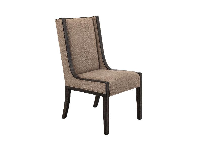 Image of Balam - Upholstered Chair (Set of 2) - Oil Black / Light Brown