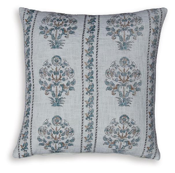 Image of Paulmour - Pillow (Set of 4) - Ivory / Green / Brown