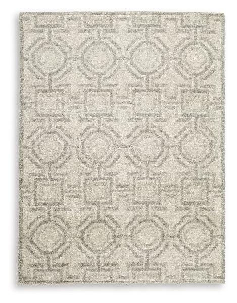 Image of Maconville - 5' x 7' Rug - Ivory / Gray