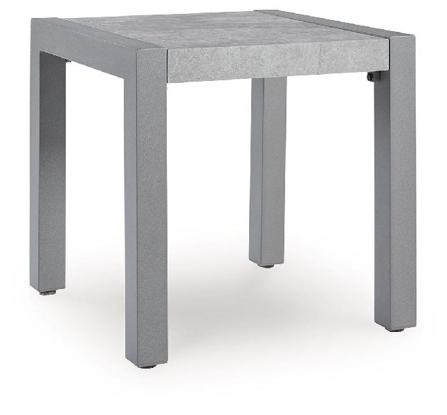 Image of Hurley Park - Square End Table - Gray
