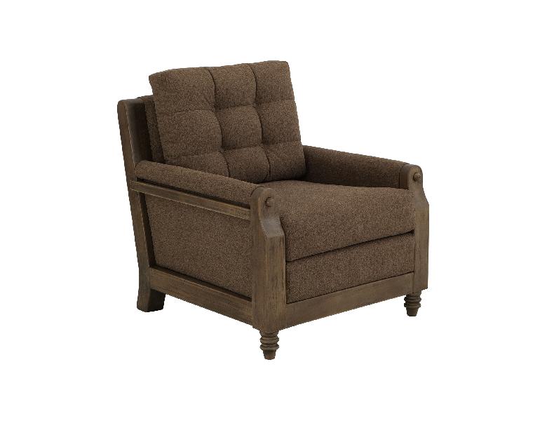 Image of Xel-Ha II - Upholstered Armchair - Carnelian Brown