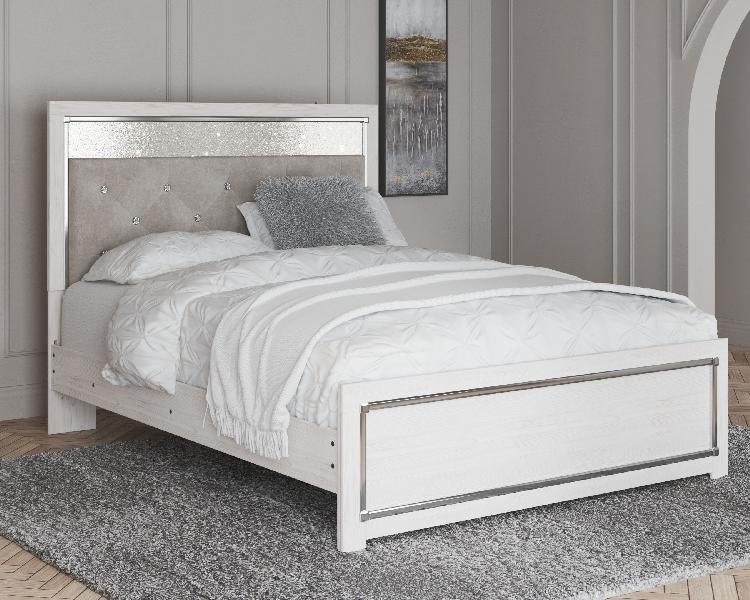 Image of Altyra - Queen Panel Bed - White
