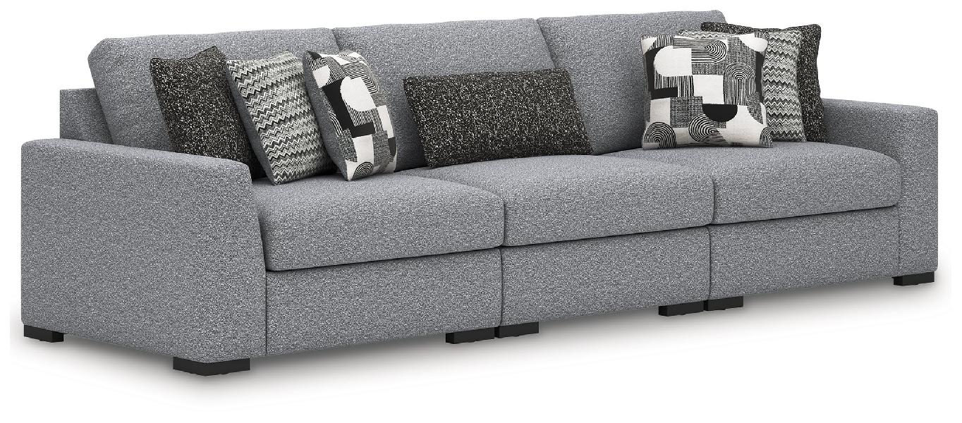 Image of Bealton - 3-Piece Sectional - Salt and Pepper