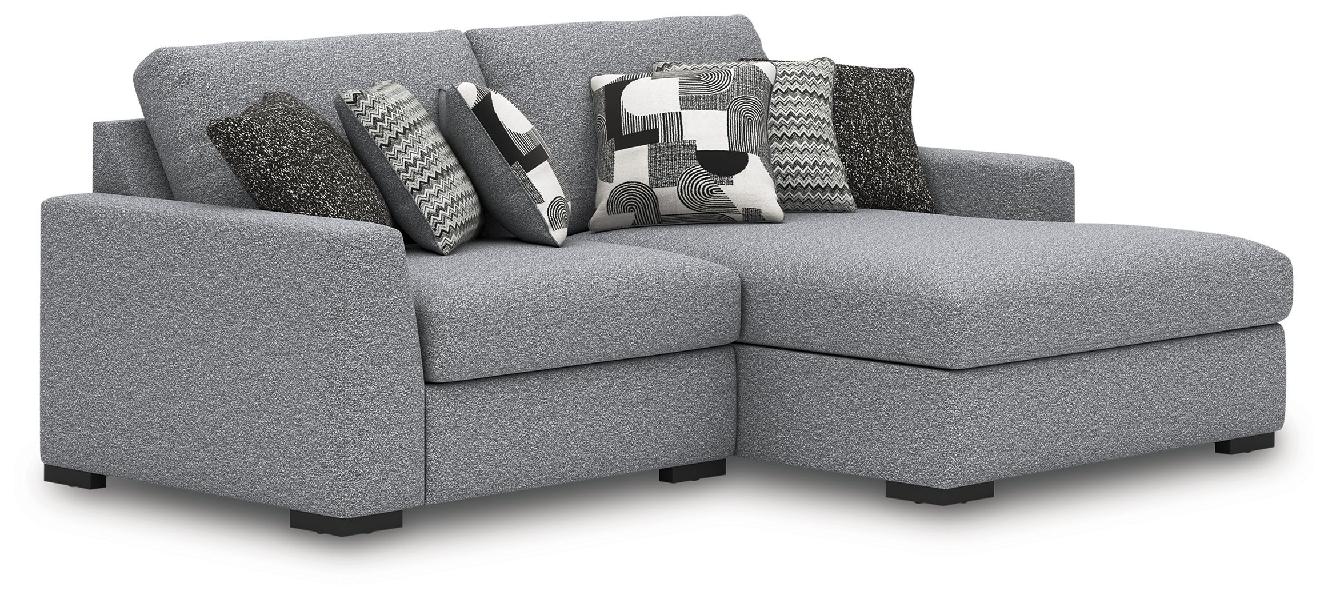 Image of Bealton - 2-Piece Sectional With RAF Corner Chaise - Salt and Pepper