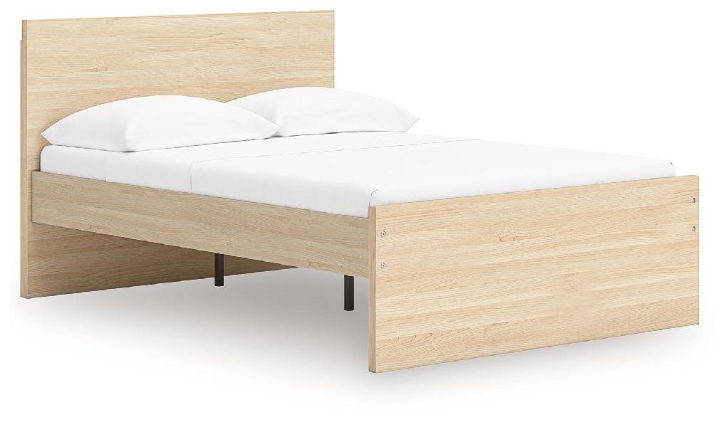 Image of Onita - King Panel Platform Bed - Natural