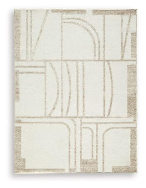 Image of Farongrove - 5' x 7' Rug - Ivory / Beige