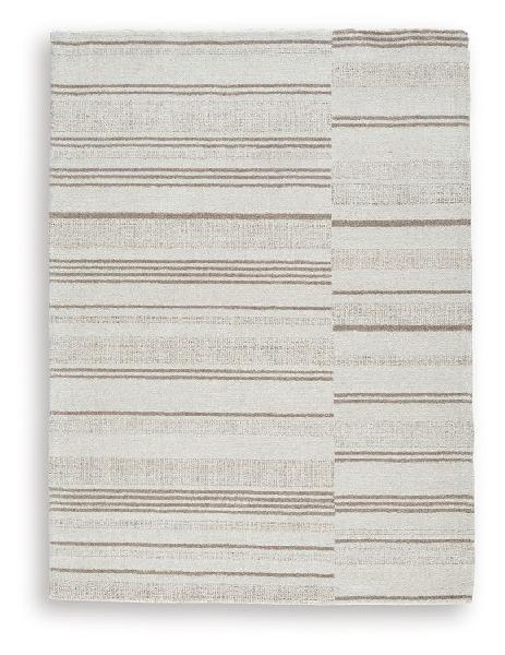 Image of Gadence - 5' x 7' Rug - Ivory / Tan