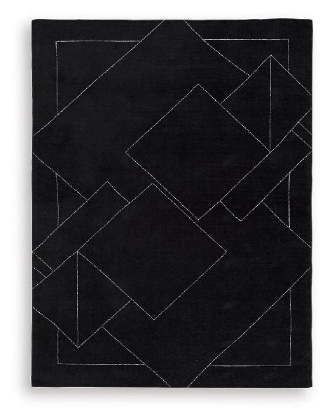 Image of Marav - 8' x 10' Rug - Black / White