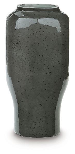 Image of Kierlain - Vase - 12.25' - Gray / Black