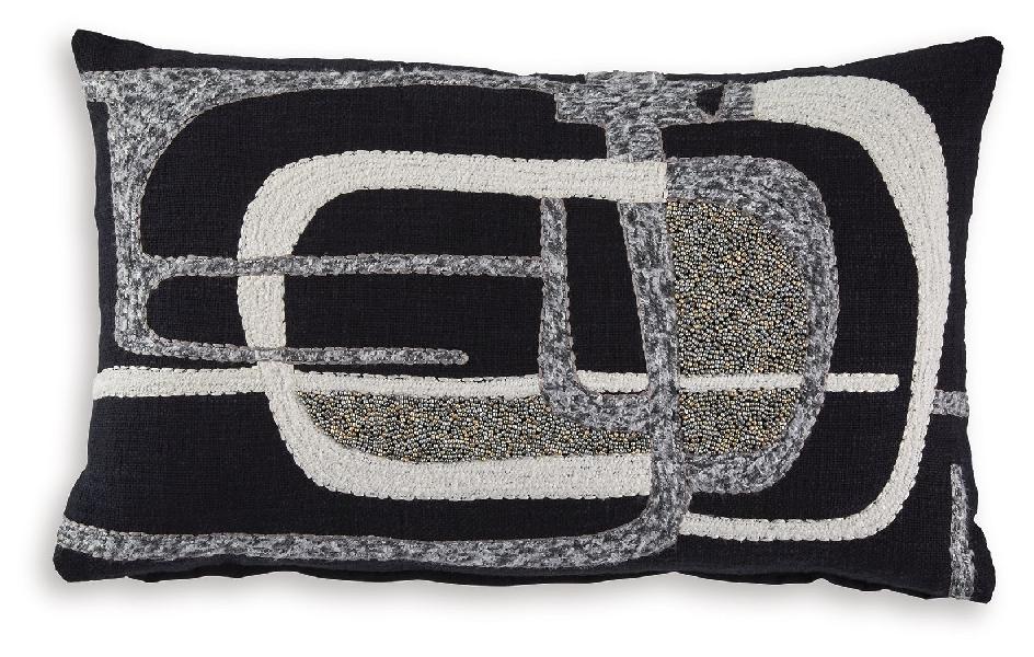 Image of Gavrileigh - Pillow (Set of 4) - Black / Gray / Ivory