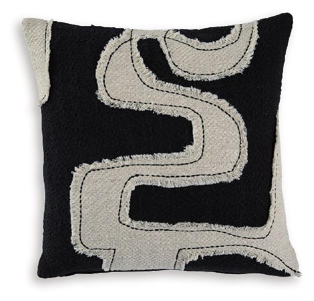 Image of Veerbank - Pillow (Set of 4) - Black / Beige