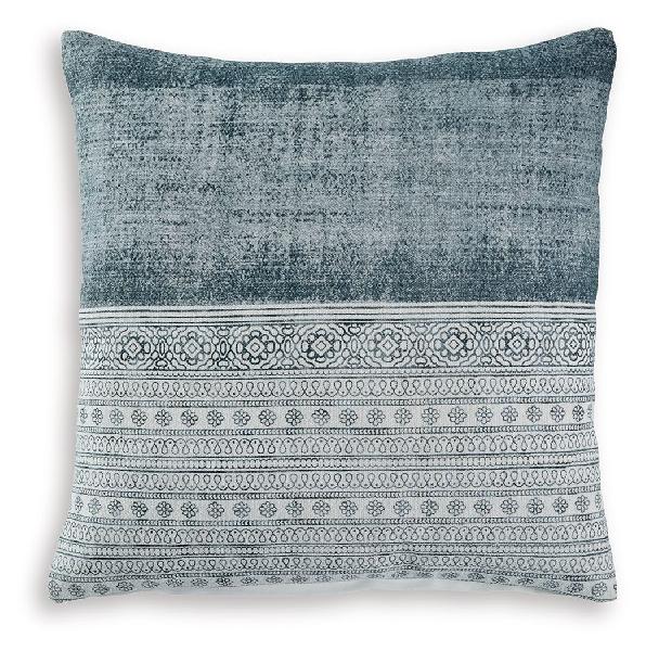 Image of Harperville - Pillow (Set of 4) - Blue / White