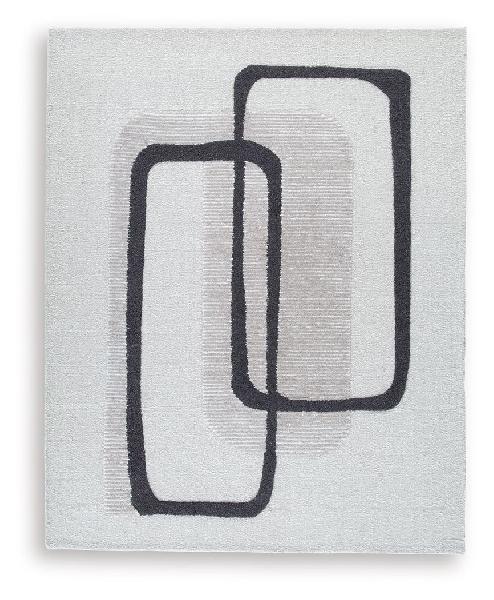 Image of Davismour - 8' x 10' Rug - Ivory / Taupe / Charcoal