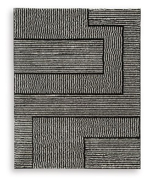 Image of Kurtmen - 8' x 10' Rug - Black / Ivory