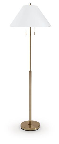 Image of Haigwood - Metal Floor Lamp - Gold Finish
