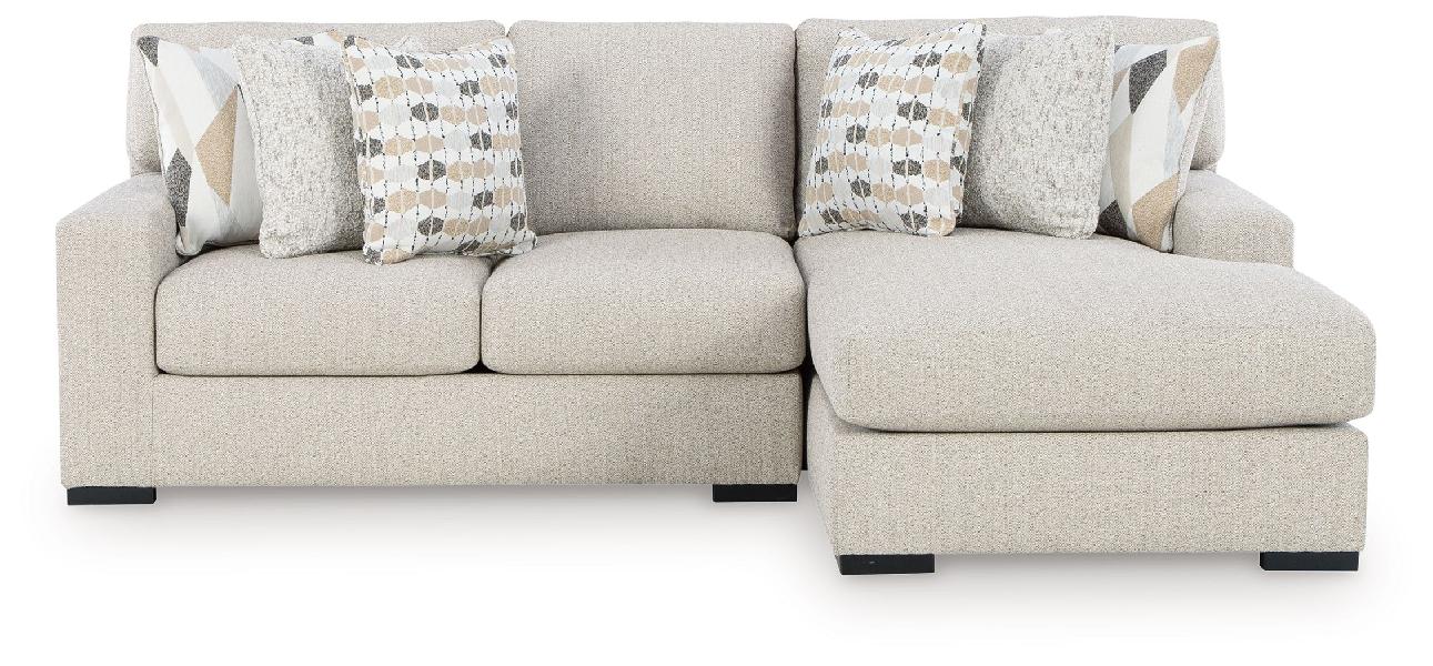 Image of LaureLGrove - 2-Piece Sectional With RAF Corner Chaise - Pebble