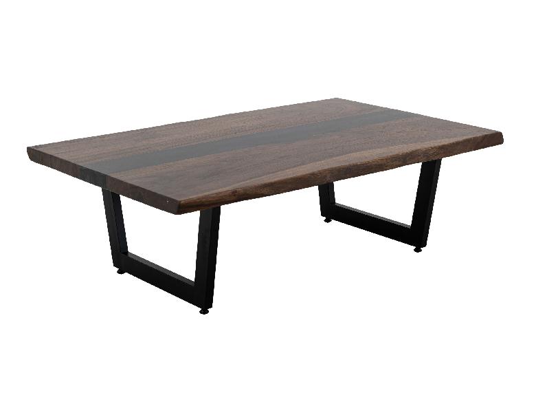 Image of Riverwood - Cocktail Table - Almond / Barrel Brown