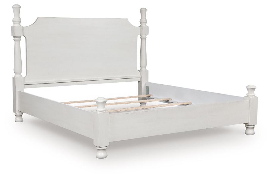 Image of Rowlenstown - Queen Poster Bed - Antique White