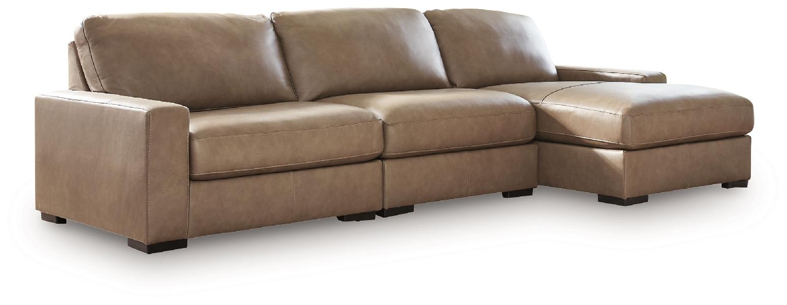 Image of Veronella - 3-Piece Sectional With RAF Corner Chaise - Sahara
