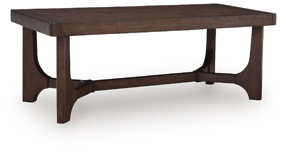 Image of Korestone - Rectangular Cocktail Table - Dark Brown