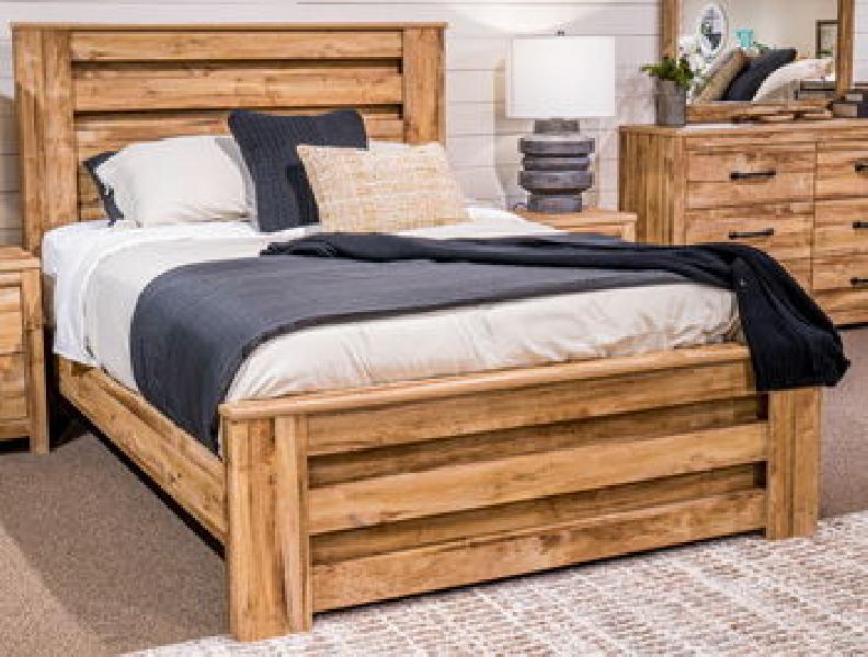Image of Maystonna - Queen Panel Headboard - Brown