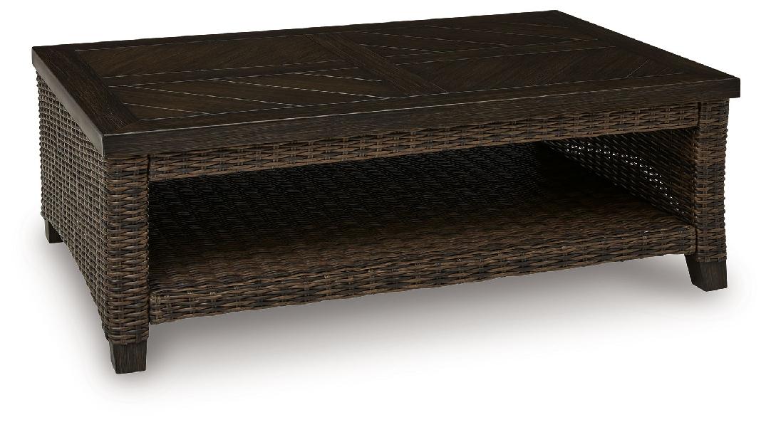 Image of Monterey Point - Rectangular Cocktail Table - Dark Brown
