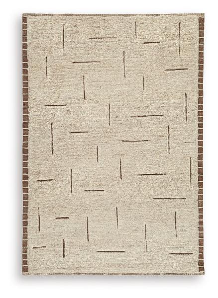 Image of Clayman - 5' x 7' Rug - Beige / Brown