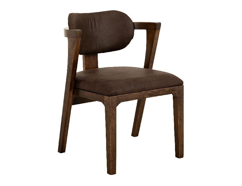 Image of Zaphiro - Upholstered Chair - Dark Brown