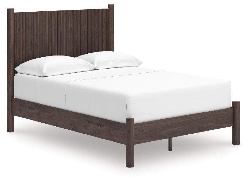 Image of Pamytta - Full Panel Platform Bed - Brown
