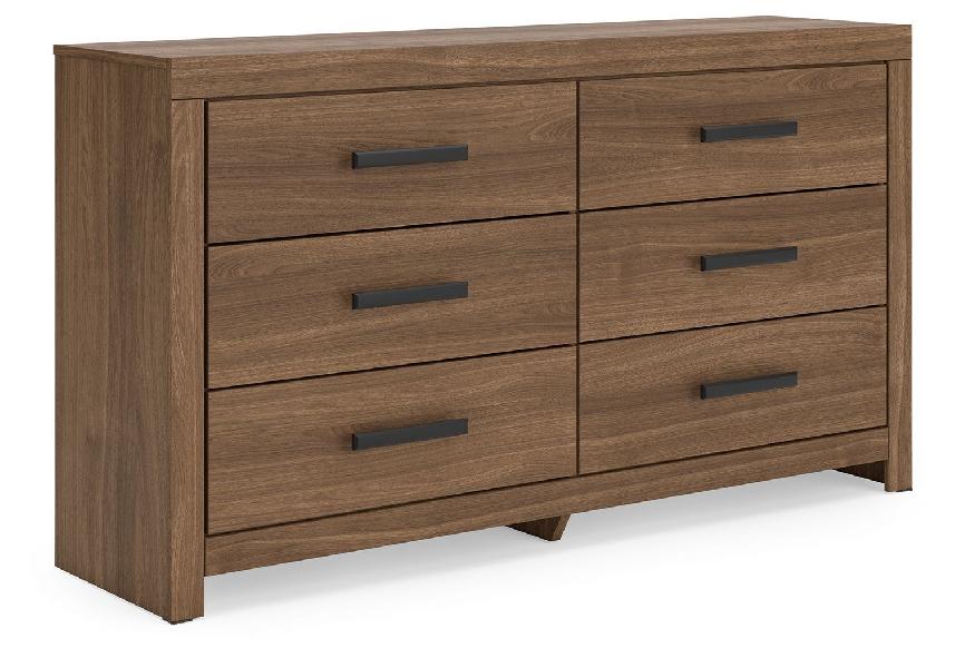 Image of Broachmyn - Six Drawer Dresser - Auburn