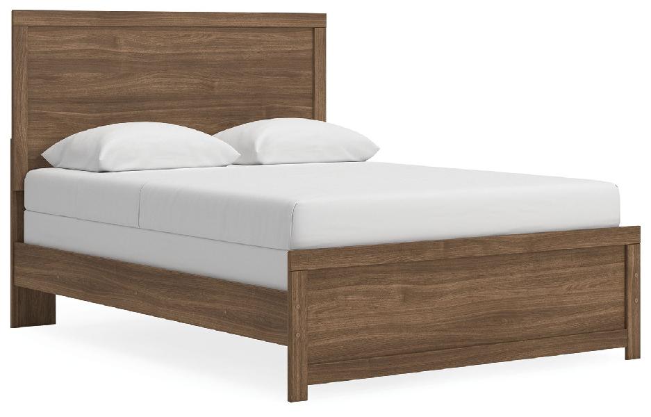 Image of Broachmyn - Queen Panel Bed - Auburn