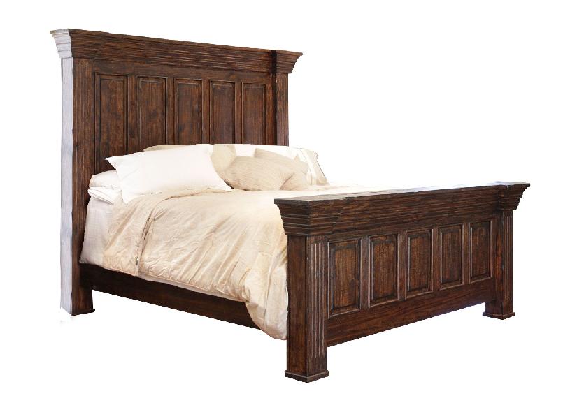 Image of Terra - King Bed - Dark Brown