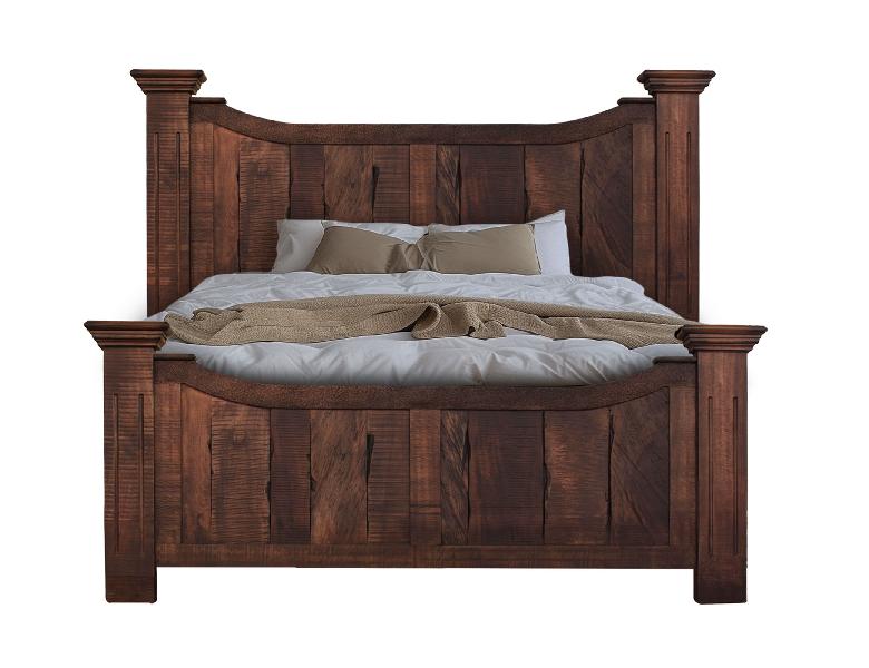Image of Madeira - King Bed - Dark Brown