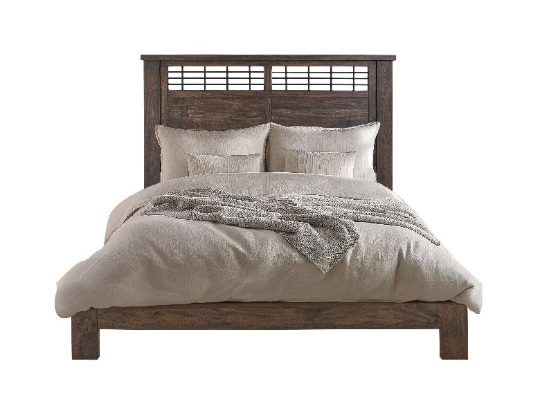 Image of Parota III - Queen Bed - Barrel Brown