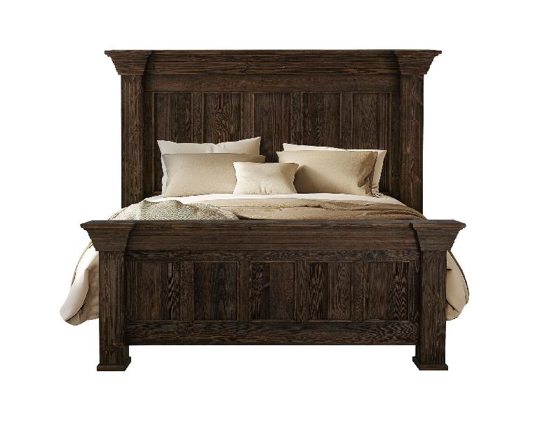 Image of Desire - King Bed - Mahogany Brown