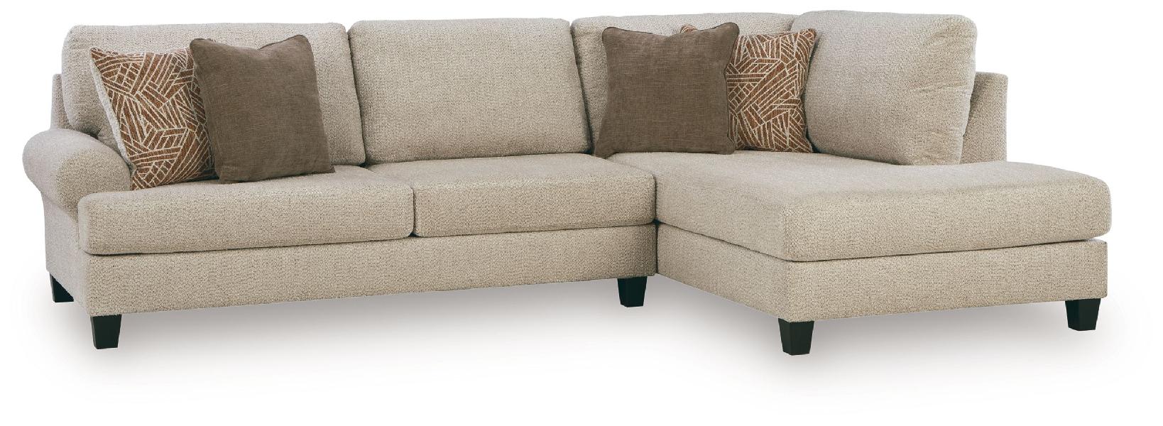 Image of Steelwater Retreat - 2-Piece Sectional With RAF Corner Chaise - Latte