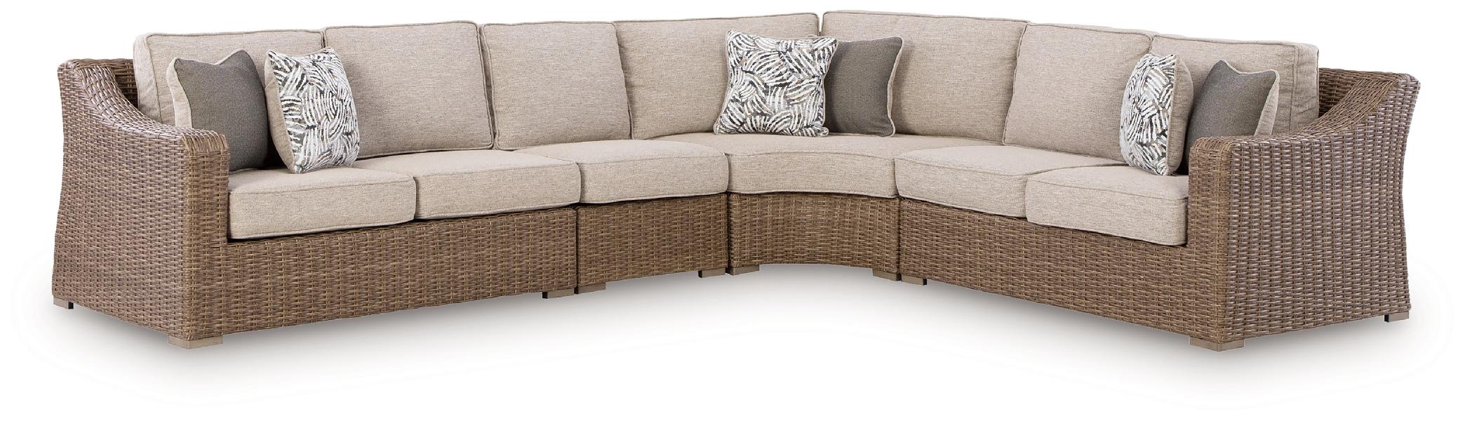 Image of Laguna Heights - 4-Piece Outdoor Sectional - Beige