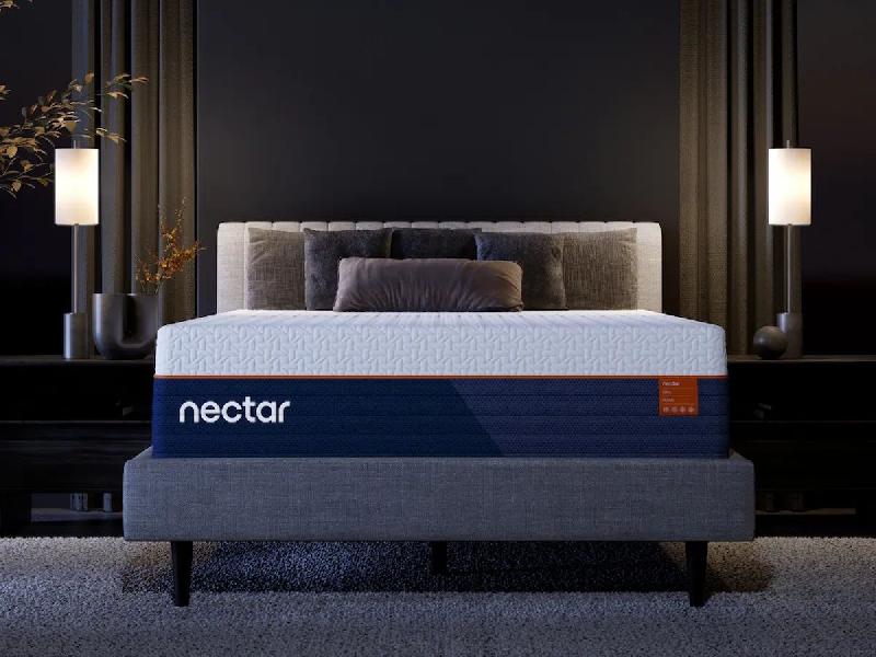 Image of Nectar Ultra Hybrid - California King Mattress - Fabric - White