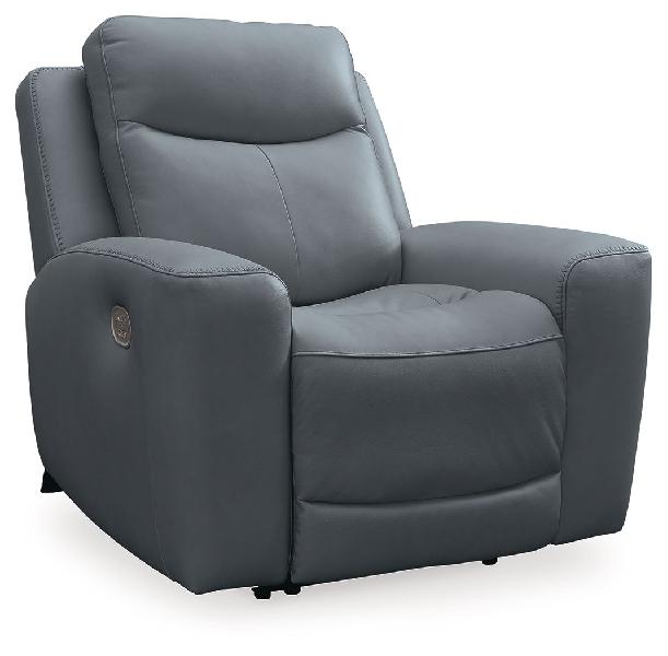 Image of Mindanao - Power Recliner With Adj Headrest - Steel
