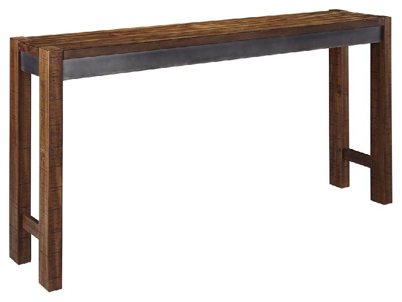 Image of Torjin - Long Counter Table - Dark Brown