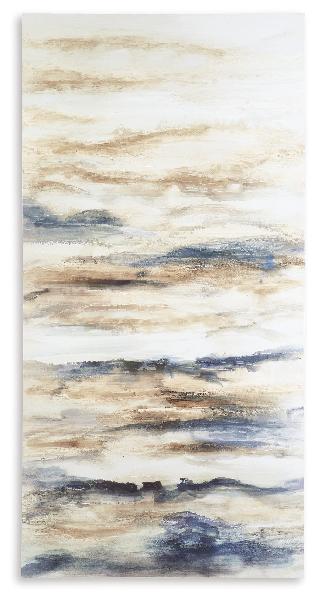 Image of Joely - Wall Art - Blue / Tan