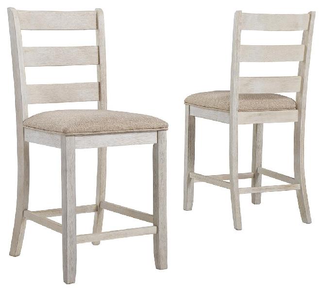 Image of Skempton - Upholstered Barstool (Set of 2) - White