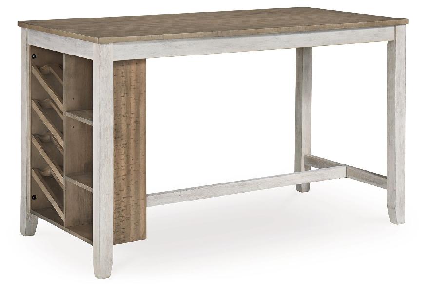 Image of Skempton - Rectangular Counter Table With Storage - White