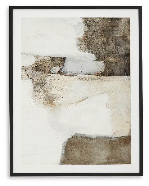 Image of Aldricton - Wall Art - Brown / White