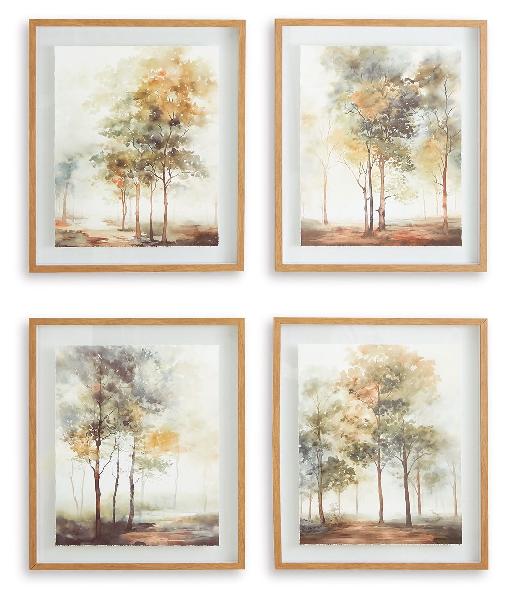 Image of Bryneford - Wall Art Set (Set of 4) - Multi