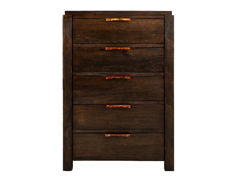 Raramuri - 5 Drawer Chest - Dark Brown