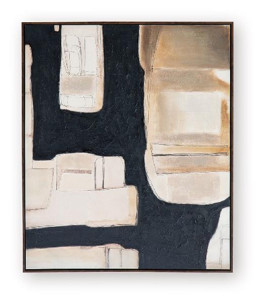 Image of Feyville - Wall Art - Black / Brown / Cream